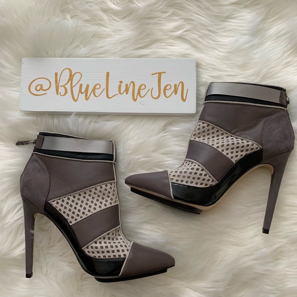 GX Gwen Stefani Cargo Pointy Toe Ankle Boots